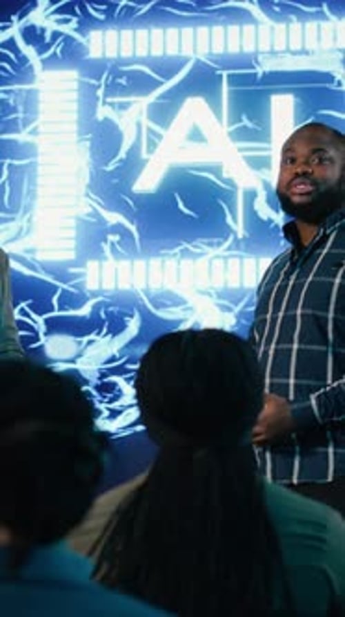 Presentation on Artificial Intelligence with Audience