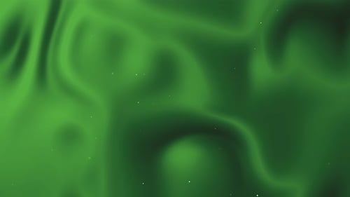 Dark Green Gradient Silk Background Animation with Faint White Specks