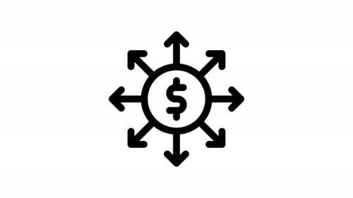 liabilities line icon animation