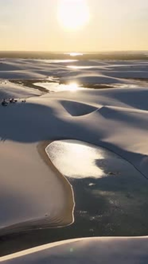 Lencois Maranhenses At Santo Amaro In Maranhao Brazil.