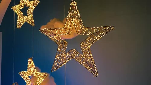 Sparkling Star Christmas Lights Decoration