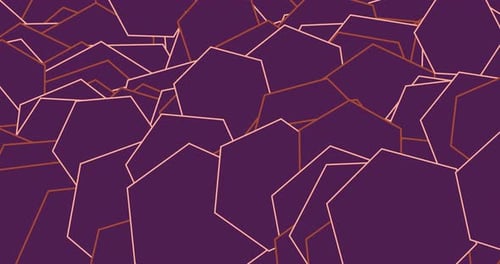 Abstract Purple Hexagon Pattern. Geometric shapes in a rich purple hue create