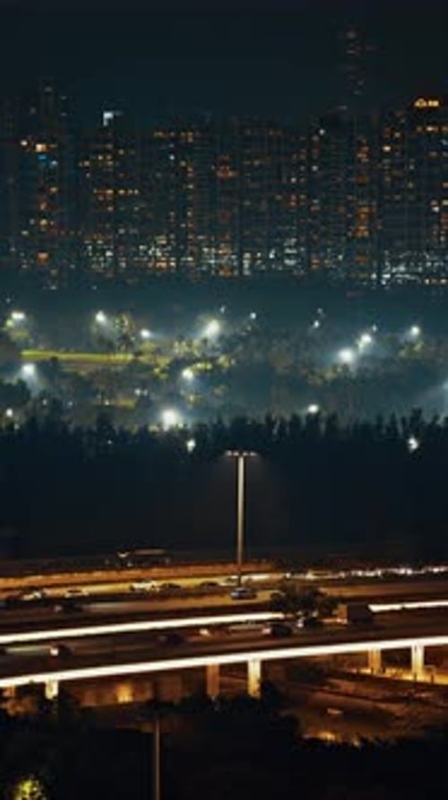 Vertical View Of Shenzhen Cityscape, China