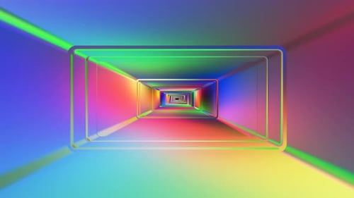 Colorful Tunnel - Seamless Loop