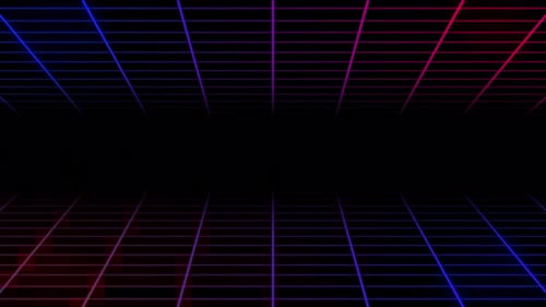 Retro Futuristic Grid Background