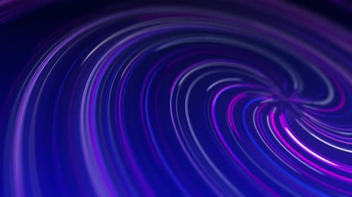 Abstract flat background design. A violet blue vortex of waves of light glowing in cosmic colors spi