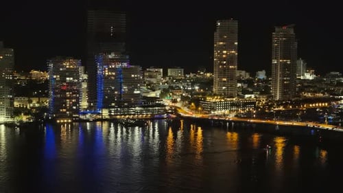 Miami Beach, Florida at night