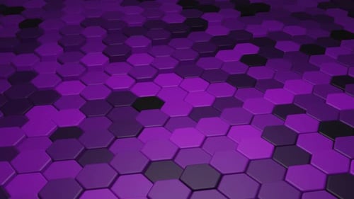 Violetter sechseckiger Wellenschleifenhintergrund