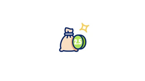 Animiertes Zakat-Symbol