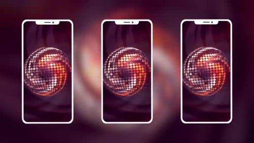Abstract Swirling Design on Smartphones