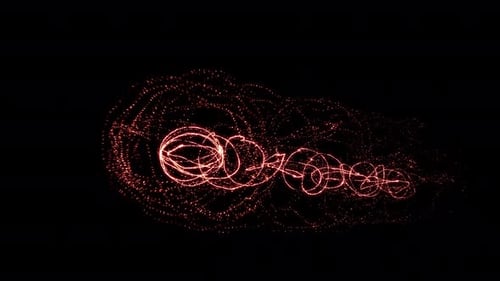 Dynamic Light Particle Logo Reveal Opener