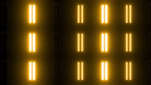 Leuchtendes gelbes Lichtmuster auf dunklem Hintergrund