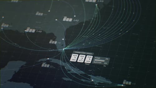 Florida and caribbean market data charting with abstract light green futuristic design