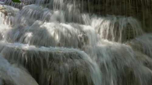 Beautifully Flowing Streams of Waterfall