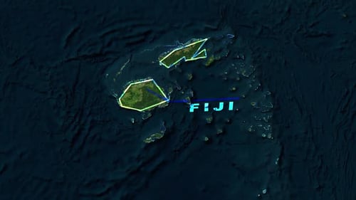 Futuristic Earth Zoom with Glowing Country Map Reveal Animation