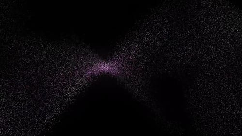 Particules de poussière cosmiques | Animation de fond spatiale élégante
