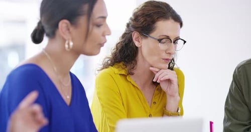 Team Meeting in Bright, Modern Office