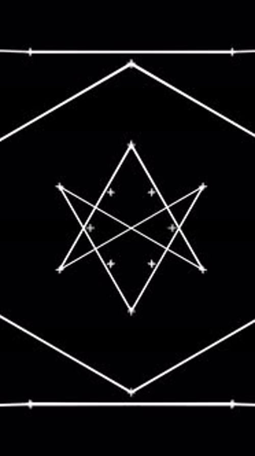 A Stunning Geometric Star Design Set Against a Striking Black Background for Visual Impact