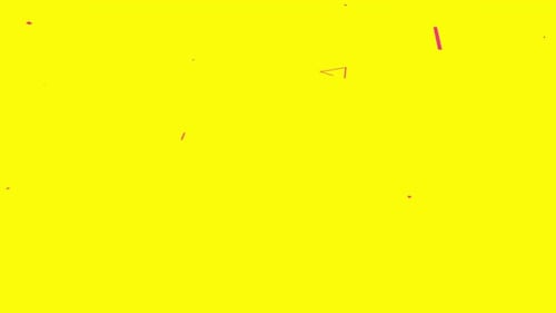 Energetic Flat Geometric Shapes Scattered Background