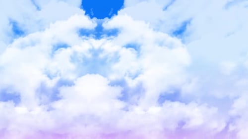Dreamy Pastel Cloud Motion Background