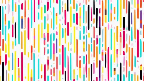 Energetic animated abstract backdrop with seamless cartoon-style painted strokes