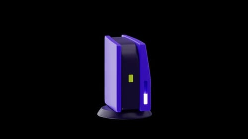 Console 3D Icon Animation