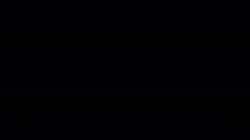 Festive Christmas Ornaments Falling and Receding Transition