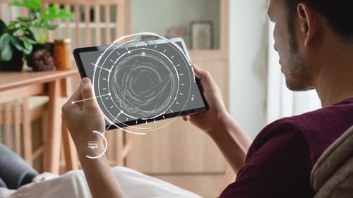 Concepto de subasta en línea para ofertas y ventas digitales Spire