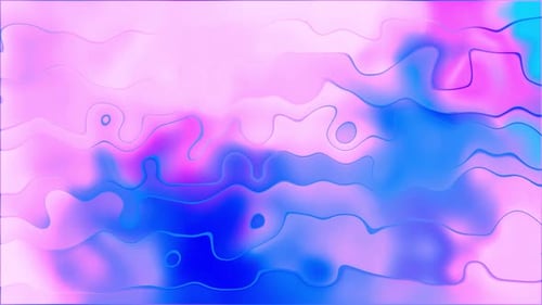 Abstract Fluid Wavy Lines Background Animation