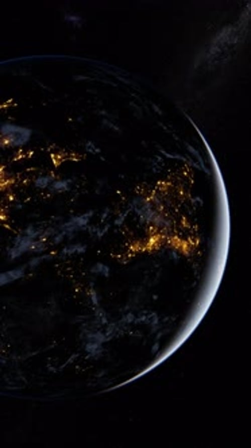 Earths Night View From Space