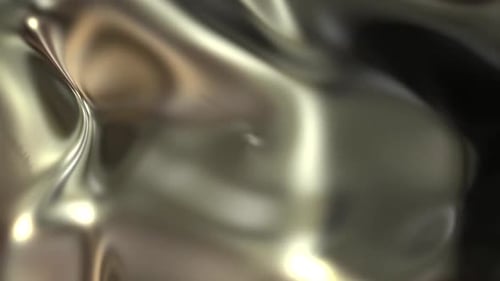 Liquid Gold Effect. Gold Fluid Effect. Gold