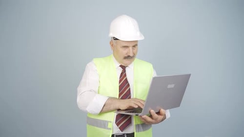 Engineer nodding to the camera.
