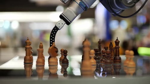 Robotic Arm Makes First Move in Chess Game