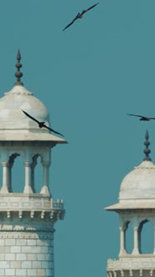 Agra, Uttar Pradesh, Inde, noir