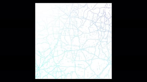 Radar Collection: Moving map grip graphic animation over a grey background in a loop
