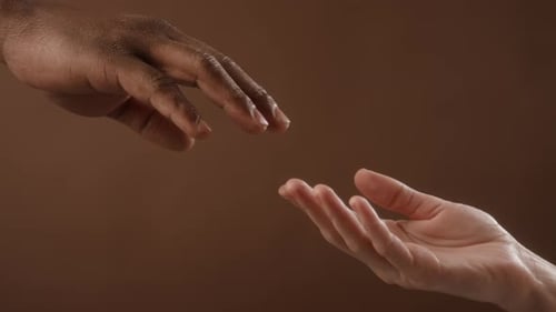 Hands Reach Out to Each Other