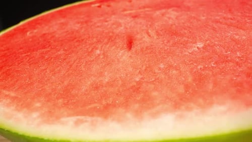 Watermelon in macro video