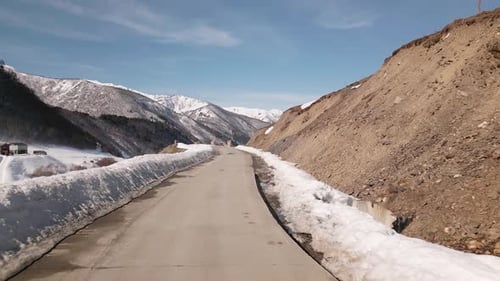 Pov Driving In Ushguli