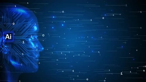 Future Cyber Mind Innovation Automation Autonomous Brain ChatGPT AI Tech Machine Learning Face