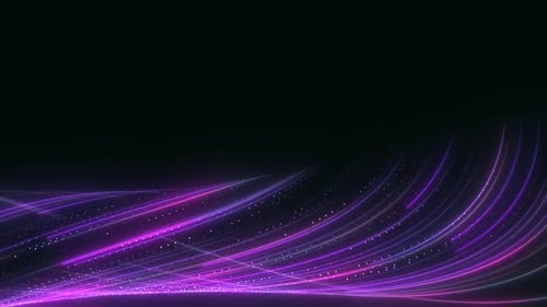 Stream Of Glowing Speed Lines V13