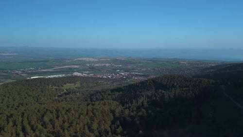 Vista de Hatzor y Rosh Pinna desde Biriya