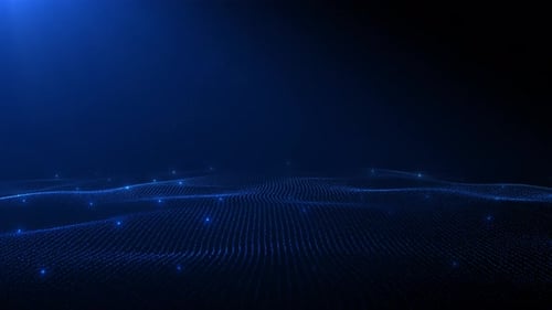Dynamic Particle Field Loop Background
