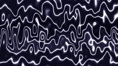 Abstract Neon Wavy Lines Motion Background