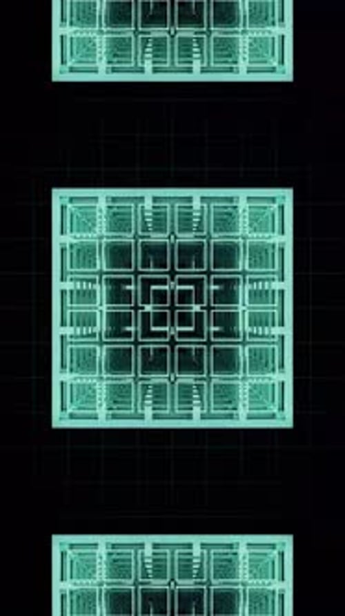 Complex Geometry Vertical Background 09