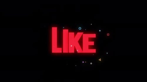 Bouncing Geometric Shapes Transforming Into Like Text On Alpha Channel 4K