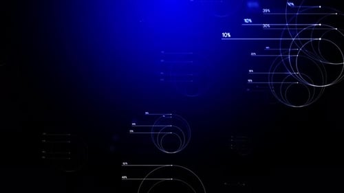 Blue Digital Technology Background Loop