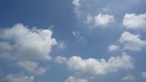 Blue Sky And Clouds Timelapse Video