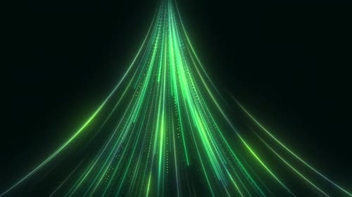 Thematischer Hintergrund für schnelle Datenübertragung, Grün, V5