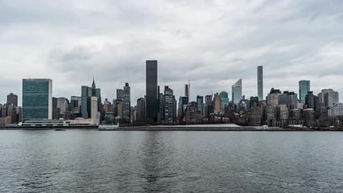 View Of Manhattan Skyline, Nyc