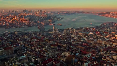 Türkei Istanbul Sonnenuntergang